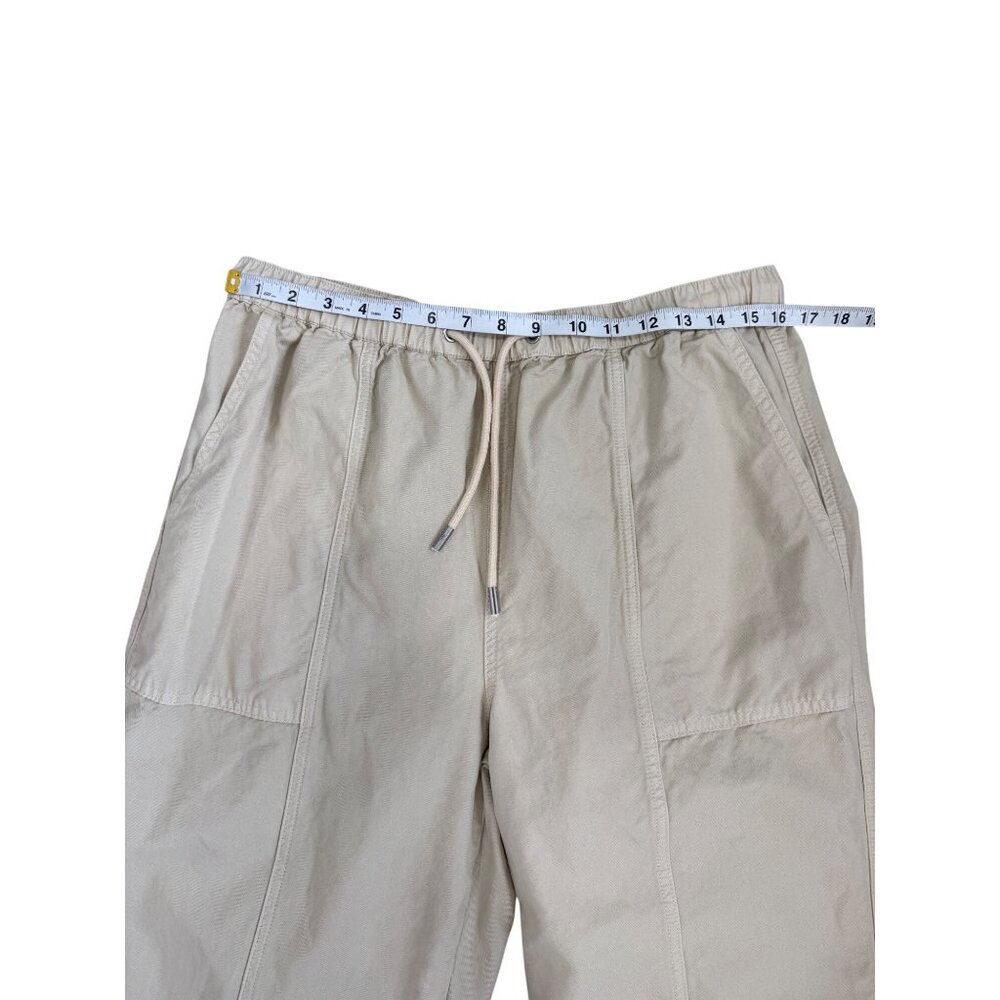 Talentless Womens Size XL Paneled Pant Relaxed Pull-On Drawstring Waist Beige - Picture 4 of 6